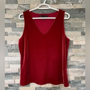 WHBM velvet tank top